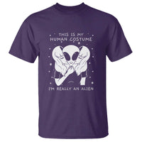 This Is My Human Costume I'm Really An Alien UFO T Shirt - Wonder Print Shop