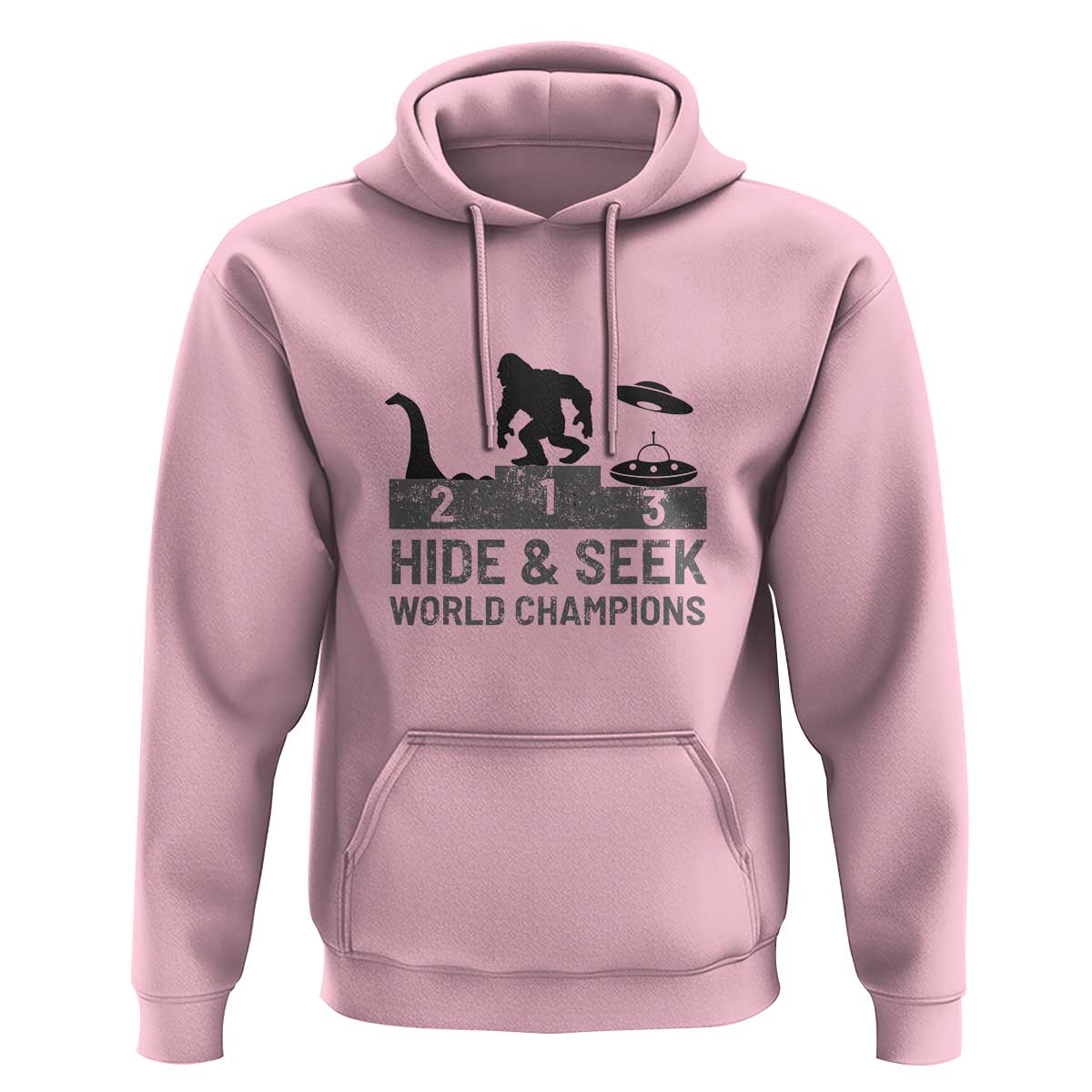 Hide and Seek World Champion Bigfoot UFO Nessie Funny Hoodie - Wonder Print Shop