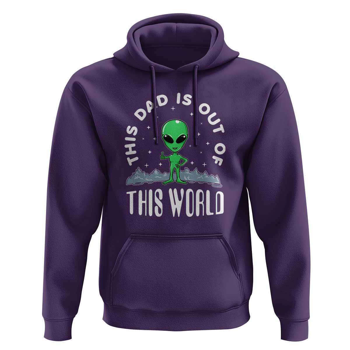 This Dad Is Out of This World Alien Lover Father's Day Hoodie - Wonder Print Shop