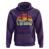 Vintage UFO Lover Alien Desert Retro Hoodie - Wonder Print Shop