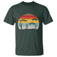 Vintage UFO Lover Alien Desert Retro T Shirt - Wonder Print Shop