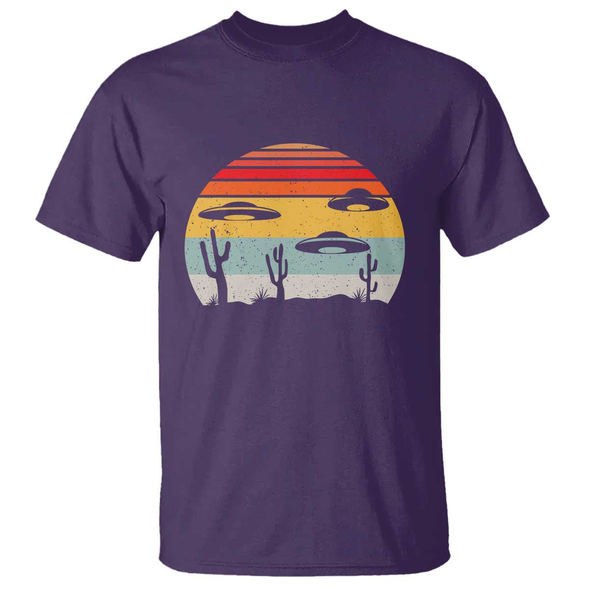 Vintage UFO Lover Alien Desert Retro T Shirt - Wonder Print Shop