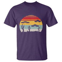 Vintage UFO Lover Alien Desert Retro T Shirt - Wonder Print Shop