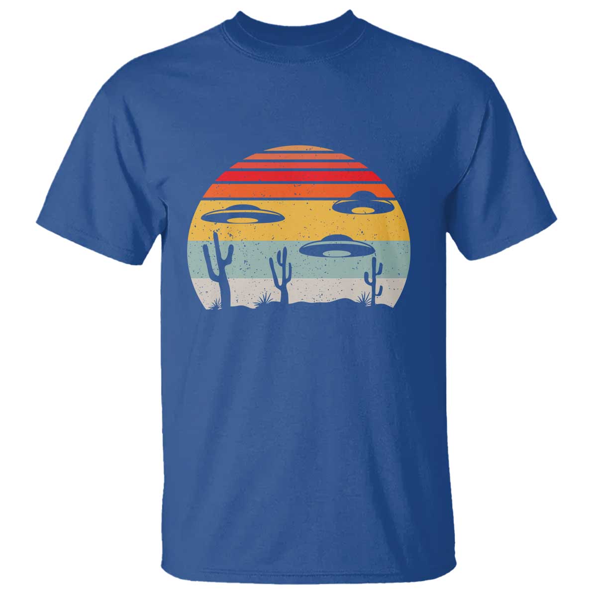 Vintage UFO Lover Alien Desert Retro T Shirt - Wonder Print Shop