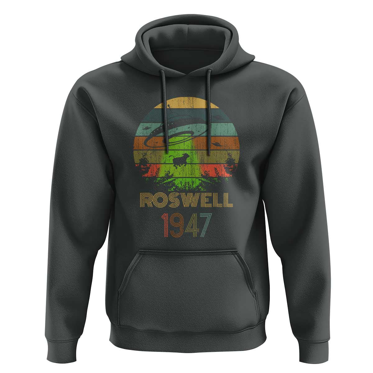Alien UFO Custome Abduction Roswell 1947 Space Alien Lover Hoodie - Wonder Print Shop