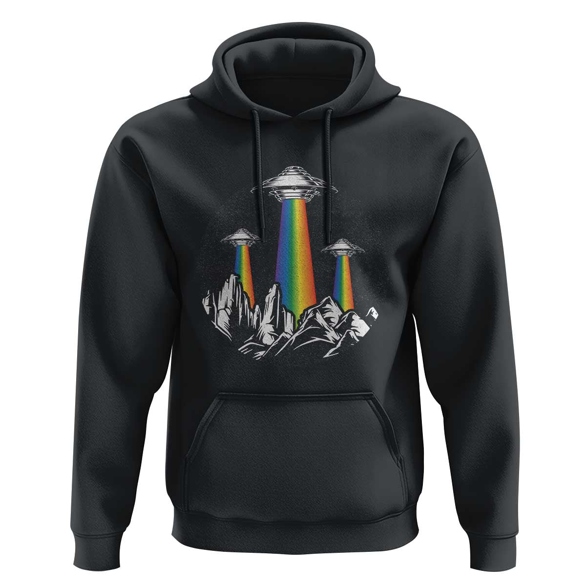 World UFO Day Hoodie - Wonder Print Shop