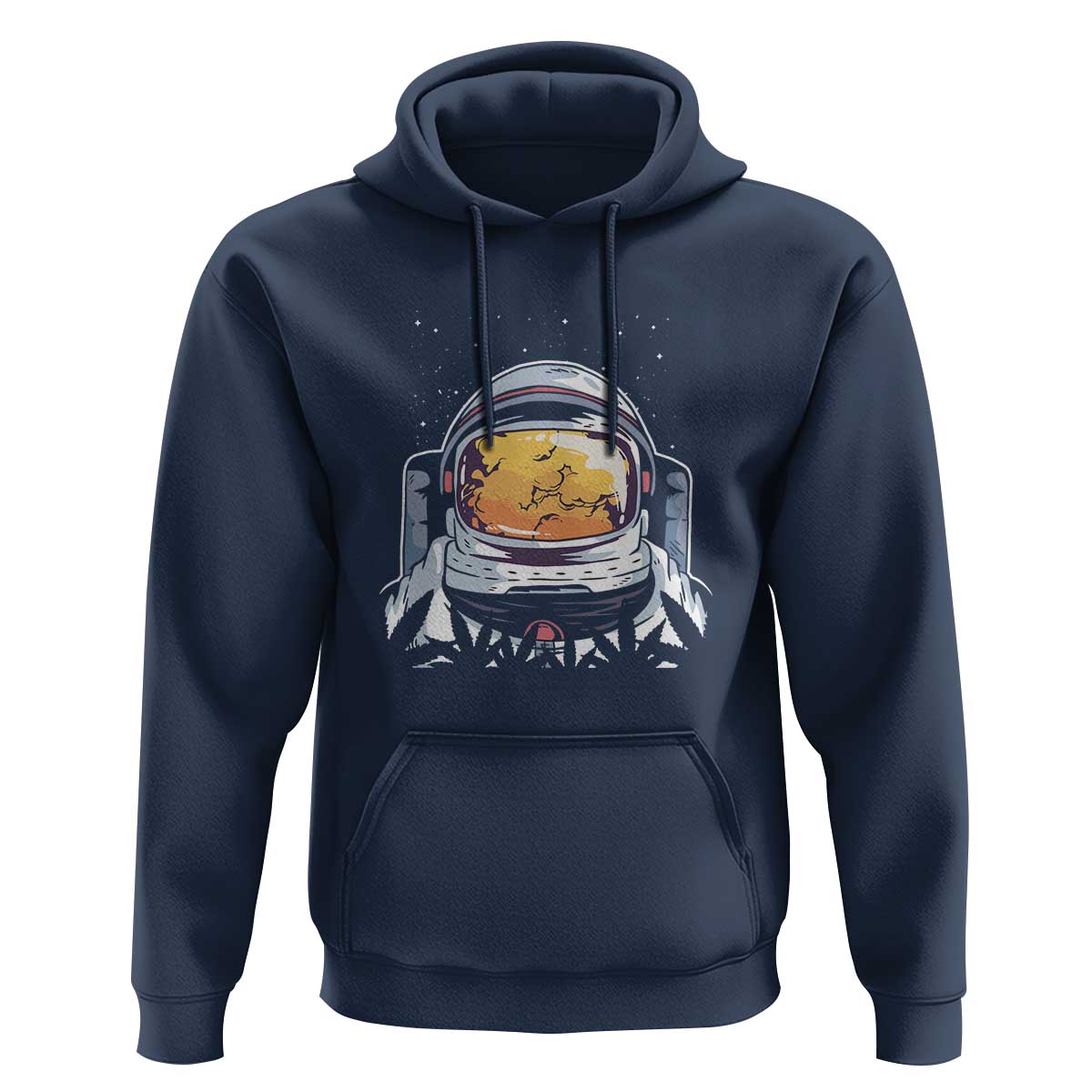 ASTRONAUT ALIEN UFO Hoodie Smoking Weed Cannabis Smokers - Wonder Print Shop