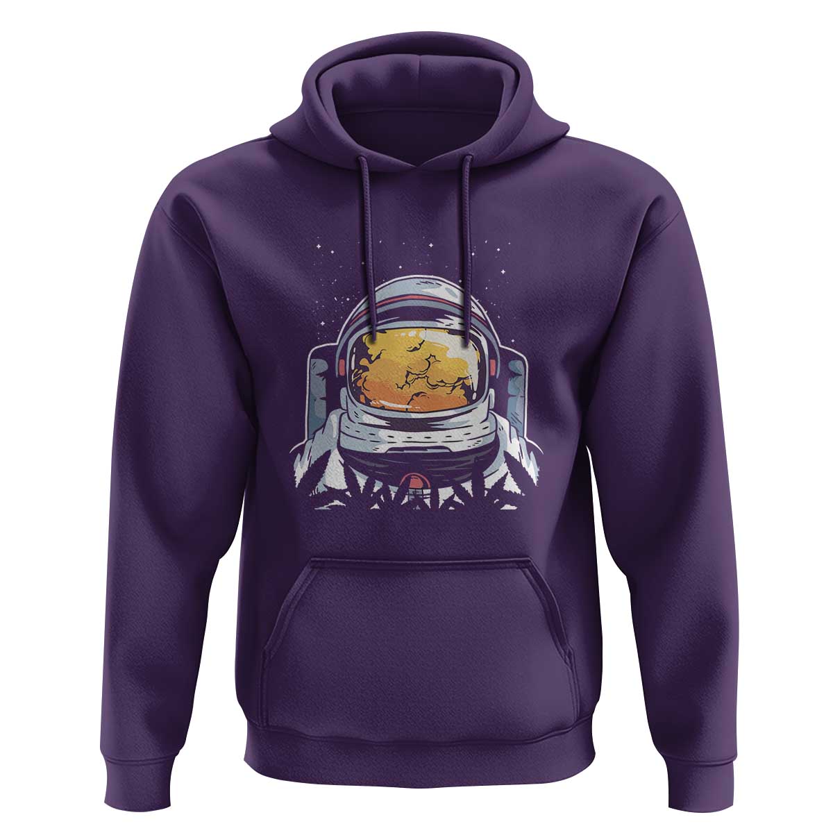 ASTRONAUT ALIEN UFO Hoodie Smoking Weed Cannabis Smokers - Wonder Print Shop