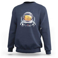 ASTRONAUT ALIEN UFO Sweatshirt Smoking Weed Cannabis Smokers - Wonder Print Shop