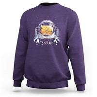 ASTRONAUT ALIEN UFO Sweatshirt Smoking Weed Cannabis Smokers - Wonder Print Shop