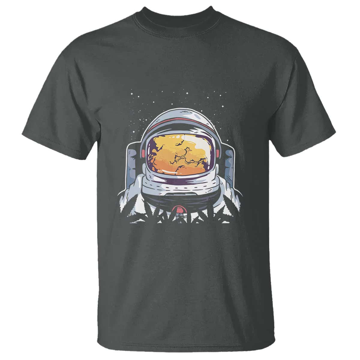 ASTRONAUT ALIEN UFO T Shirt Smoking Weed Cannabis Smokers - Wonder Print Shop