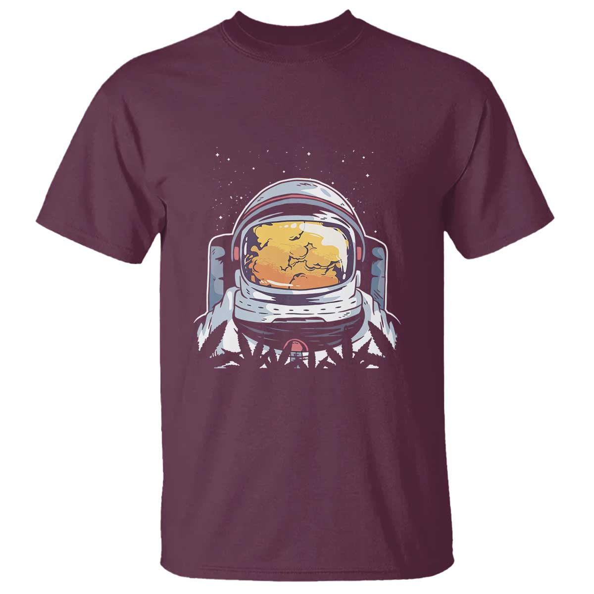 ASTRONAUT ALIEN UFO T Shirt Smoking Weed Cannabis Smokers - Wonder Print Shop