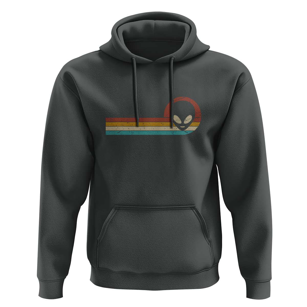 Funny UFO Lover Retro Style Vintage Alien Space Hoodie - Wonder Print Shop