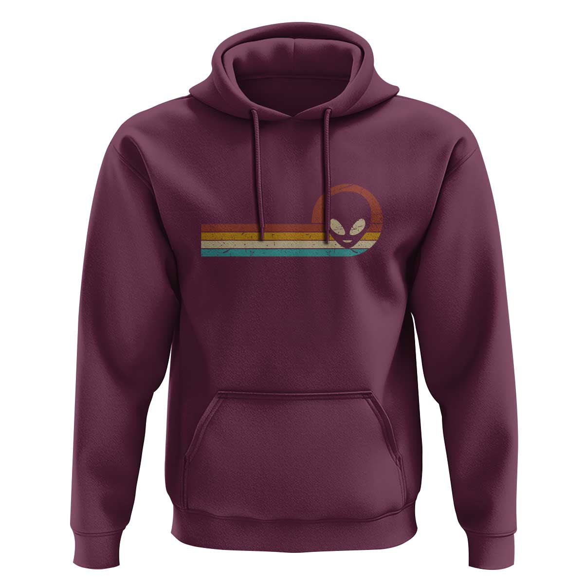 Funny UFO Lover Retro Style Vintage Alien Space Hoodie - Wonder Print Shop