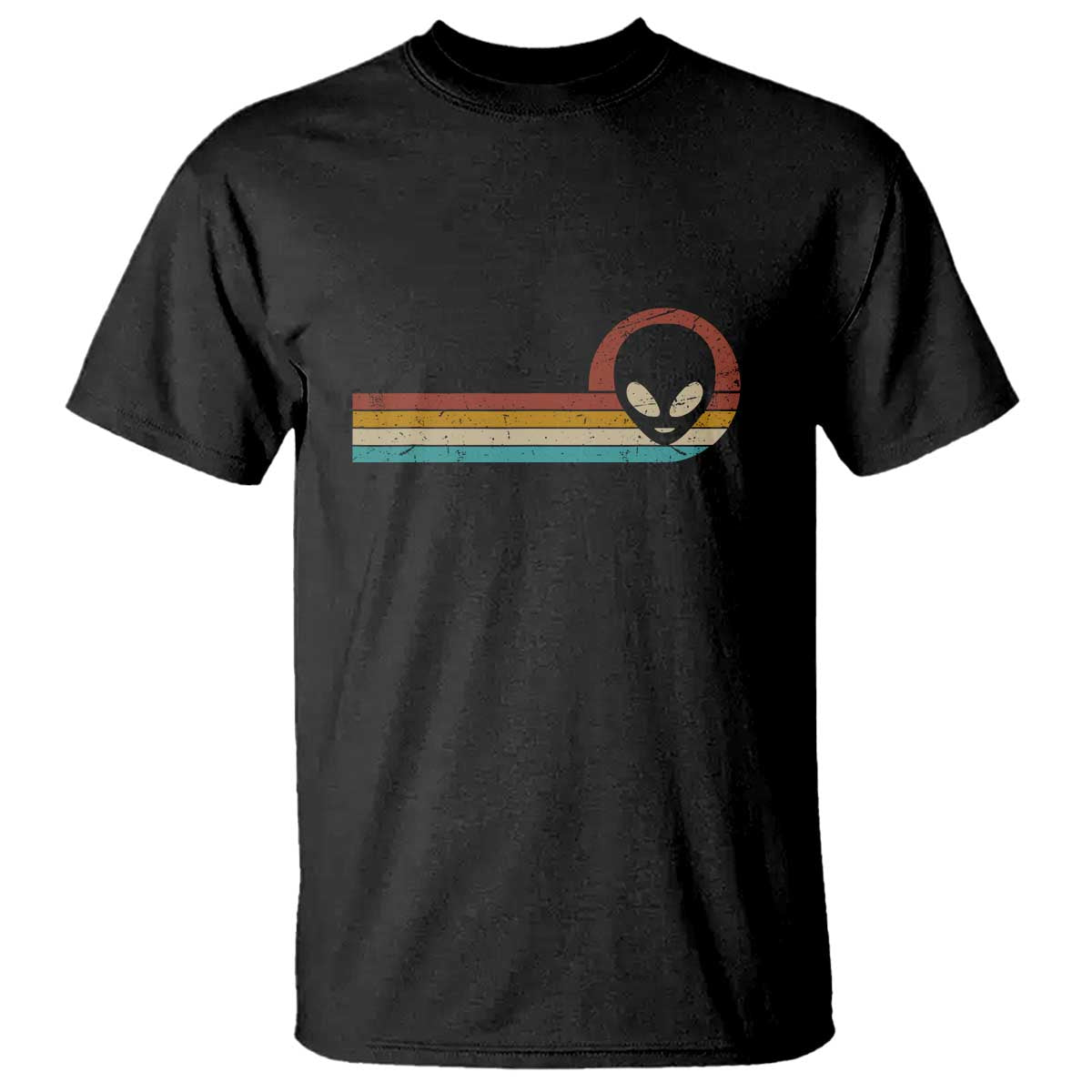 Funny UFO Lover Retro Style Vintage Alien Space T Shirt - Wonder Print Shop