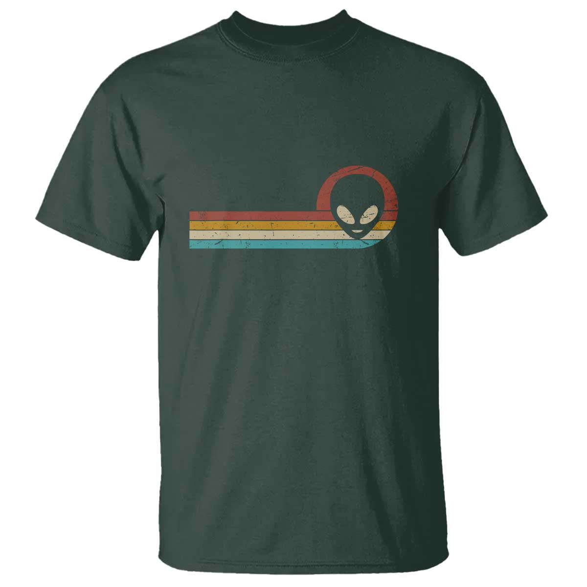 Funny UFO Lover Retro Style Vintage Alien Space T Shirt - Wonder Print Shop