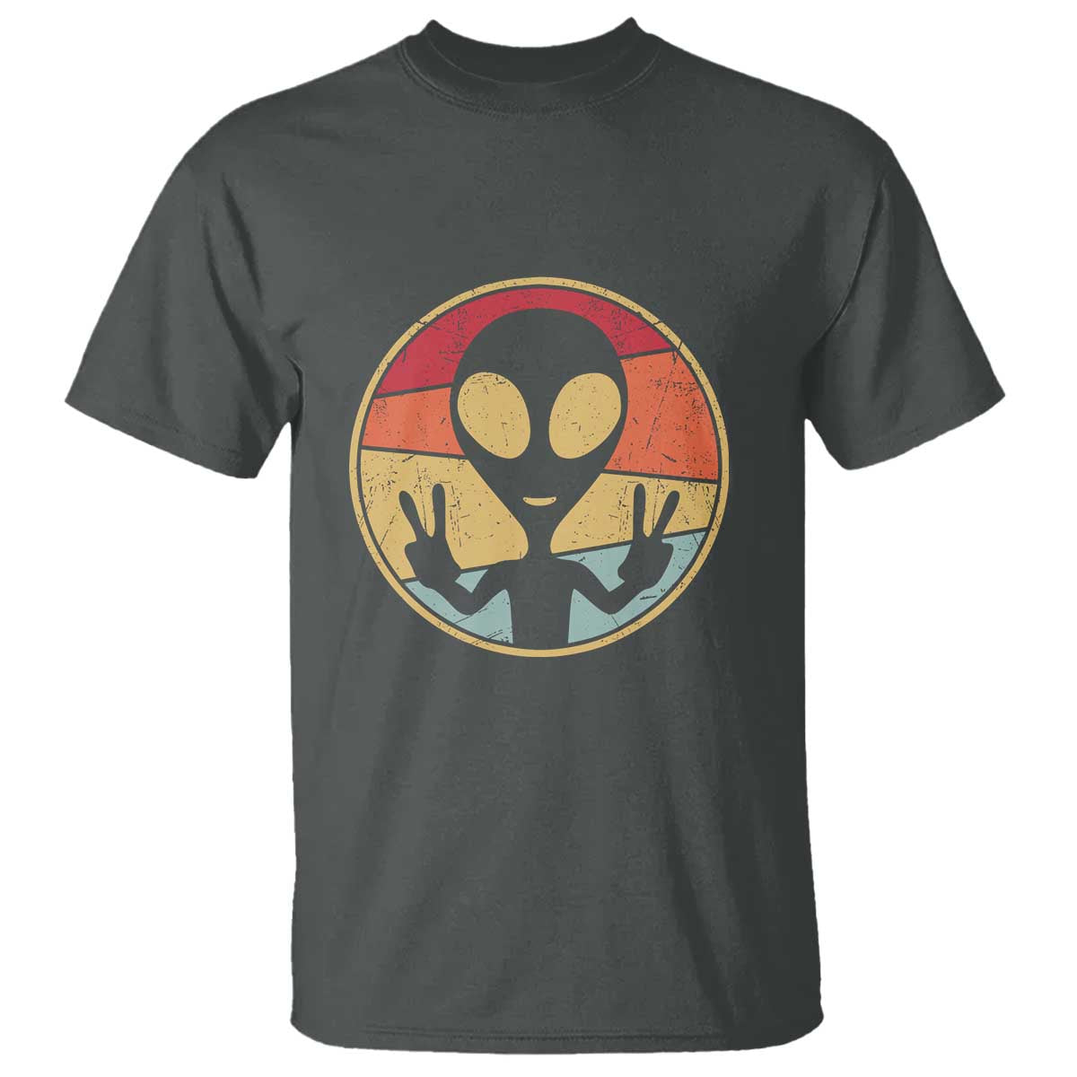 UFO Lover Funny Retro 80's Style Vintage Alien Space Gift T Shirt - Wonder Print Shop
