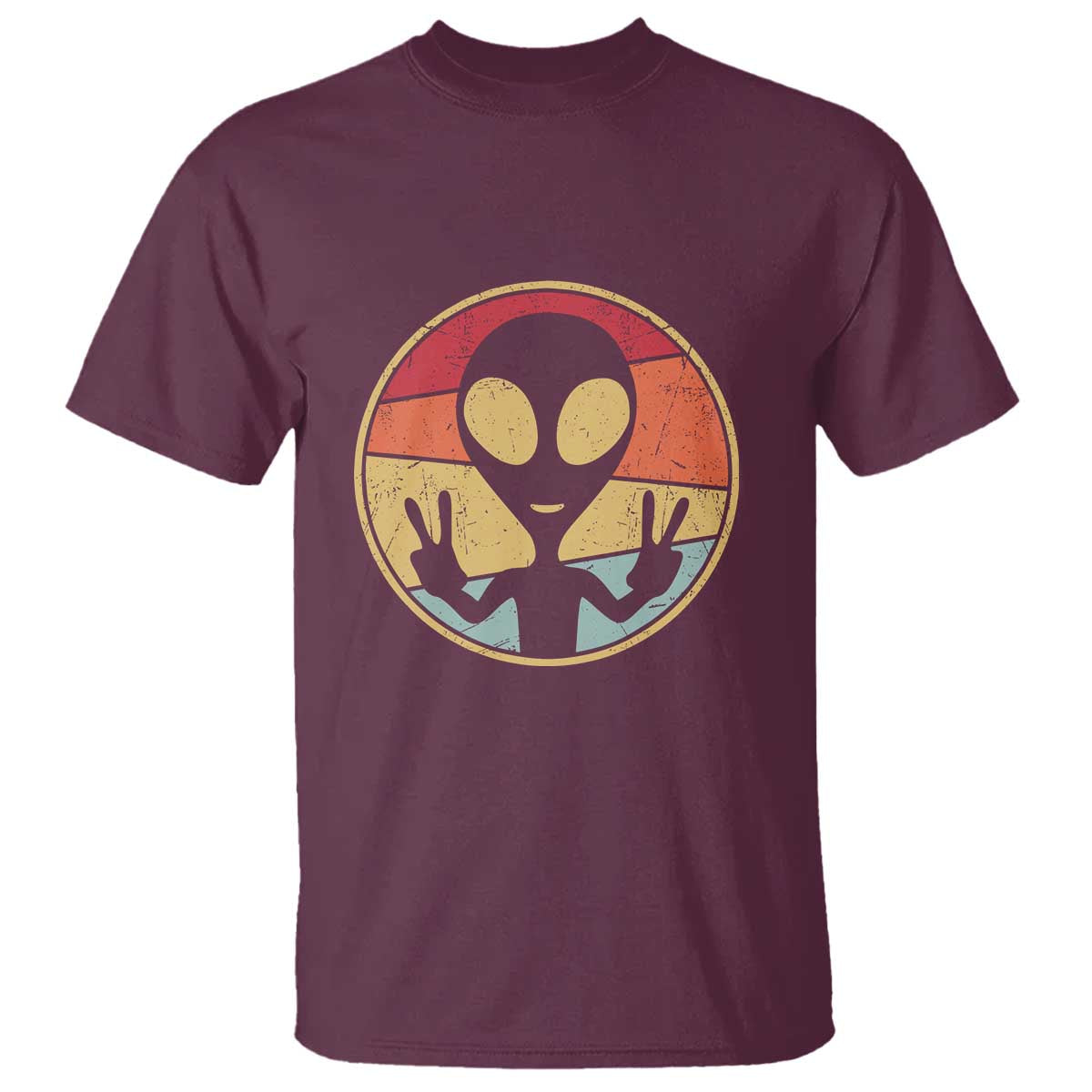 UFO Lover Funny Retro 80's Style Vintage Alien Space Gift T Shirt - Wonder Print Shop