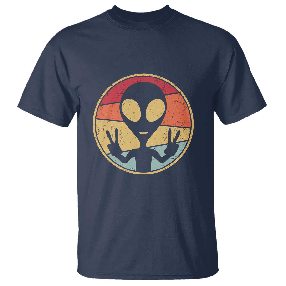 UFO Lover Funny Retro 80's Style Vintage Alien Space Gift T Shirt - Wonder Print Shop