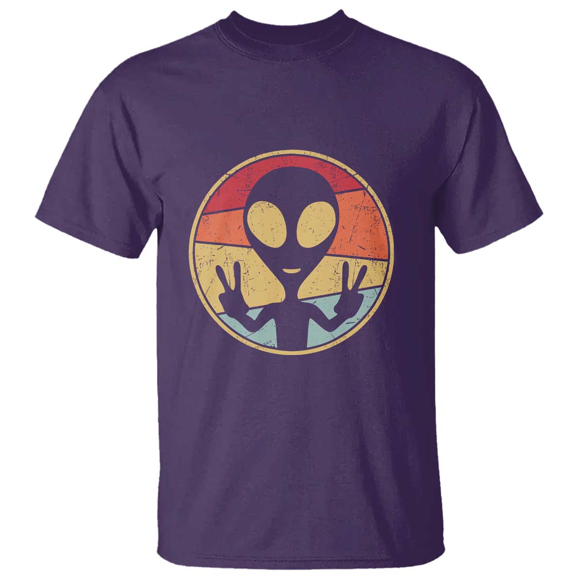 UFO Lover Funny Retro 80's Style Vintage Alien Space Gift T Shirt - Wonder Print Shop