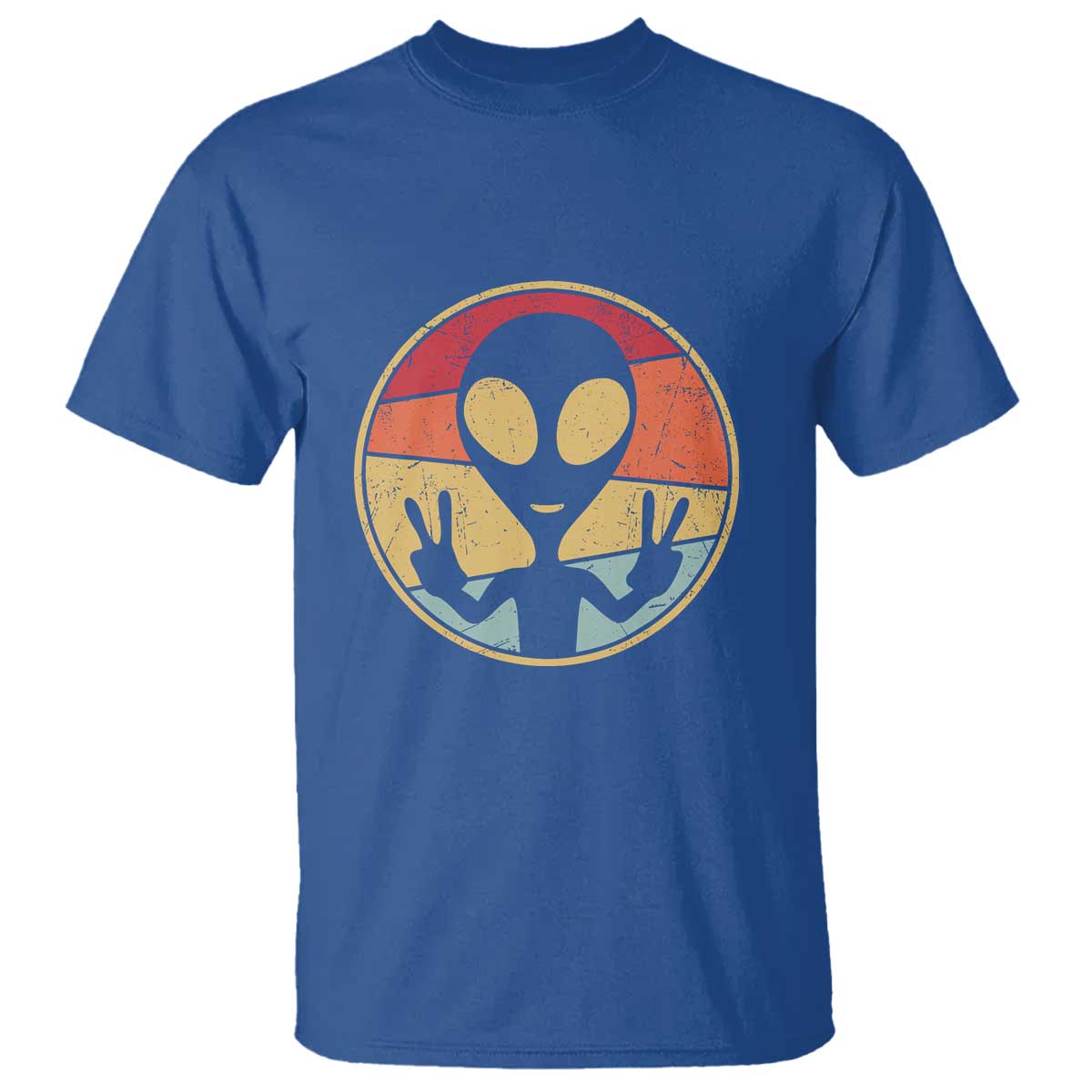 UFO Lover Funny Retro 80's Style Vintage Alien Space Gift T Shirt - Wonder Print Shop