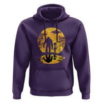 Alien Bigfoot Moon Sasquatch UFO Extraterrestrial Hoodie - Wonder Print Shop