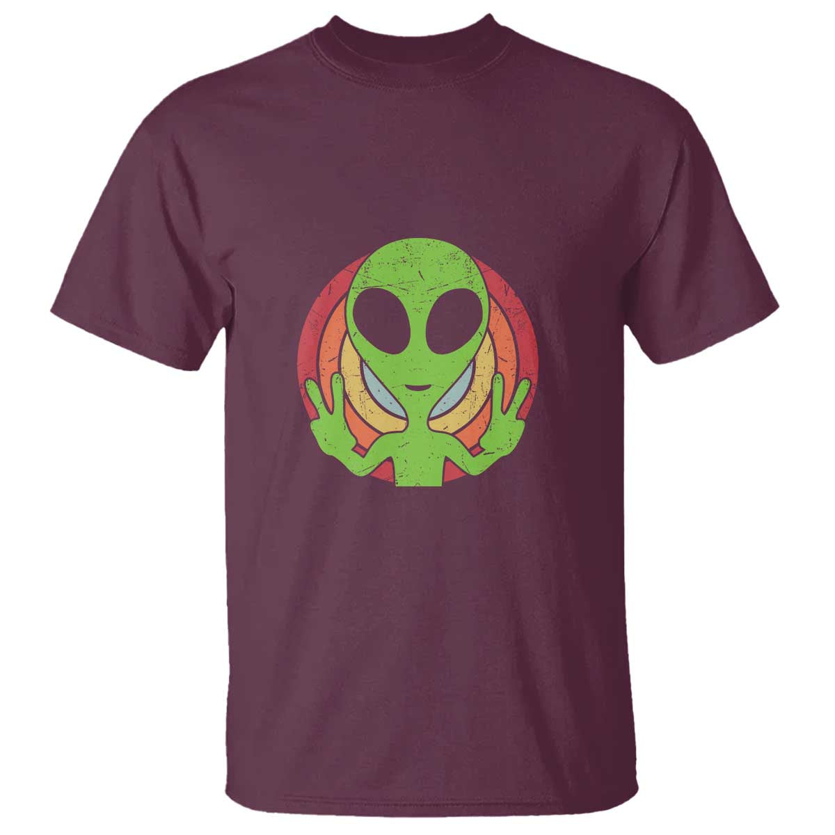 Funny Retro 80's Style Vintage UFO Lover Alien Space T Shirt - Wonder Print Shop