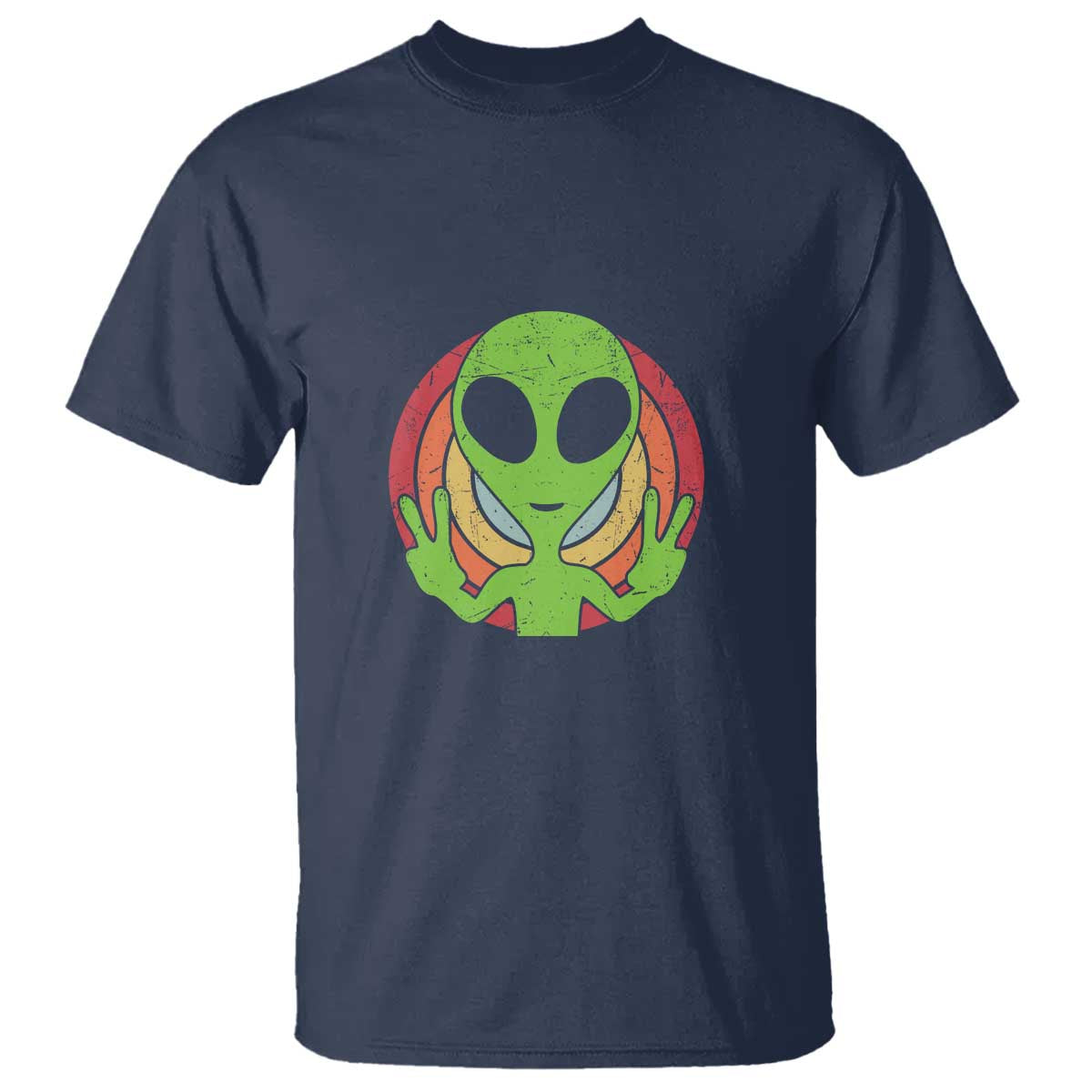 Funny Retro 80's Style Vintage UFO Lover Alien Space T Shirt - Wonder Print Shop