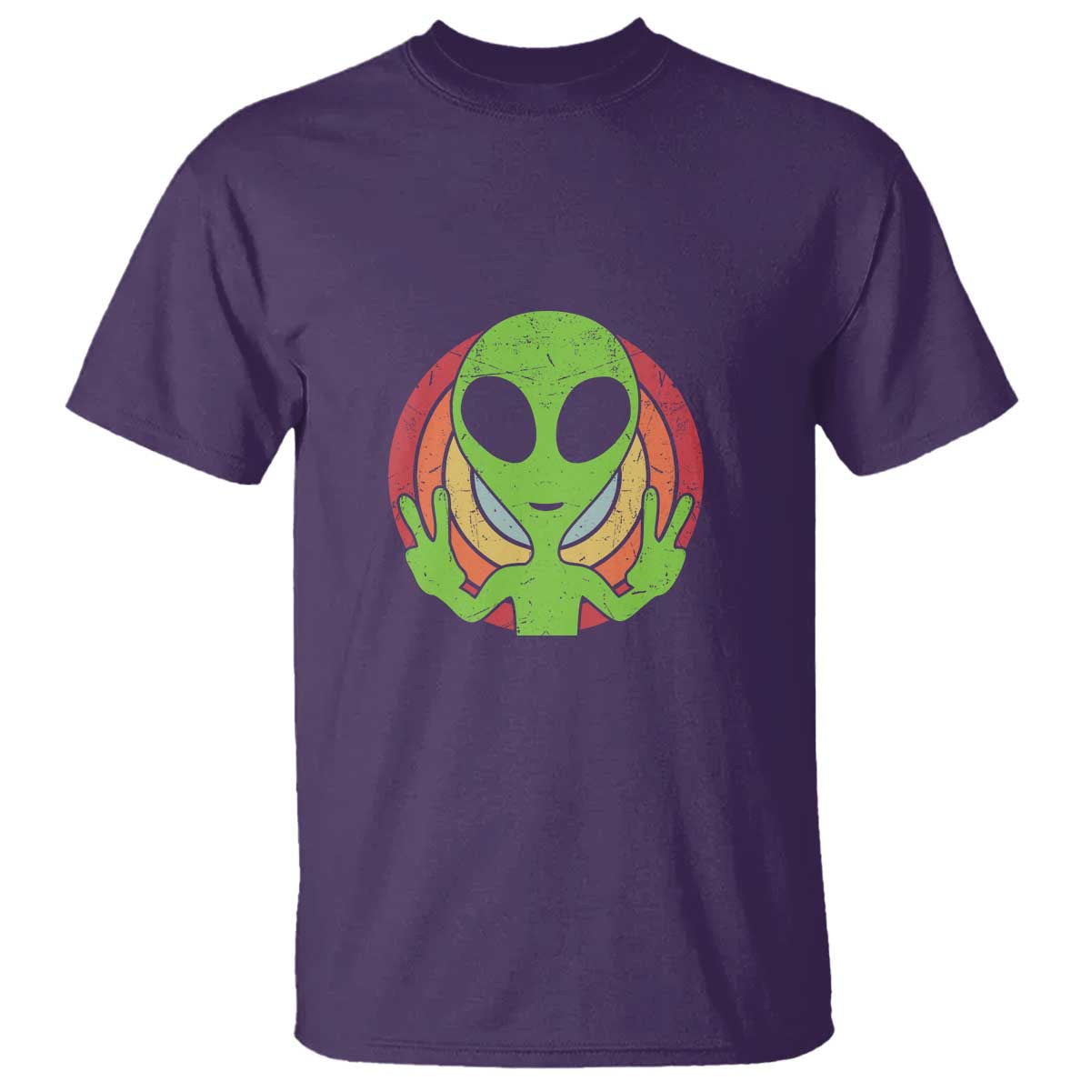 Funny Retro 80's Style Vintage UFO Lover Alien Space T Shirt - Wonder Print Shop