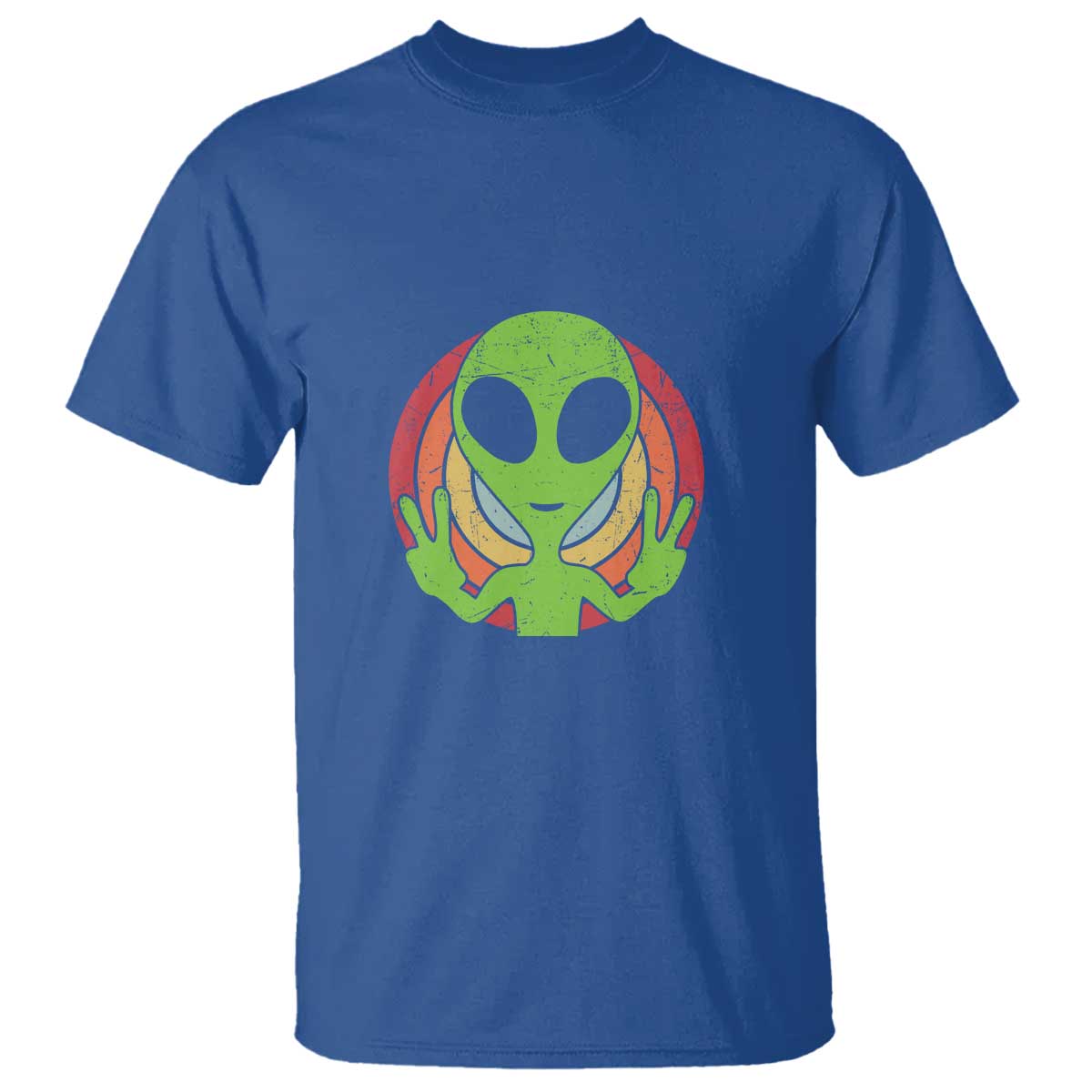 Funny Retro 80's Style Vintage UFO Lover Alien Space T Shirt - Wonder Print Shop