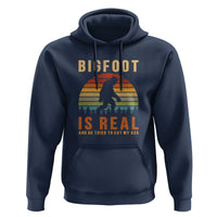 Bigfoot Is Real And He Tried To Eat My Ass Funny Sasquatch Hoodie - Wonder Print Shop