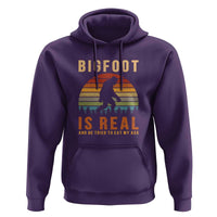 Bigfoot Is Real And He Tried To Eat My Ass Funny Sasquatch Hoodie - Wonder Print Shop