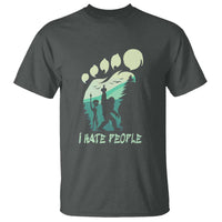 I Hate People Funny Alien Bigfoot Mountains Trip 2024 T Shirt - Wonder Print Shop