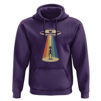 UFO Abduction - Alien Abduction Vintage Aliens Lover Hoodie - Wonder Print Shop