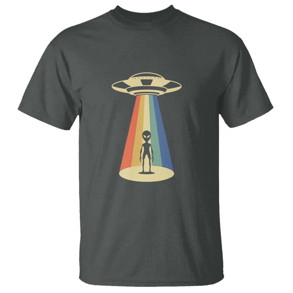 UFO Abduction - Alien Abduction Vintage Aliens Lover T Shirt - Wonder Print Shop