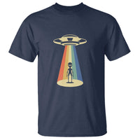 UFO Abduction - Alien Abduction Vintage Aliens Lover T Shirt - Wonder Print Shop