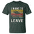 I Want To Leave Funny Retro Novelty Alien UFO Novelty Gift T Shirt - Wonder Print Shop