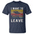 I Want To Leave Funny Retro Novelty Alien UFO Novelty Gift T Shirt - Wonder Print Shop