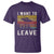 I Want To Leave Funny Retro Novelty Alien UFO Novelty Gift T Shirt - Wonder Print Shop