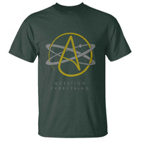 Atheist Logo Atheism T Shirt Science Question Everything - Wonder Print Shop