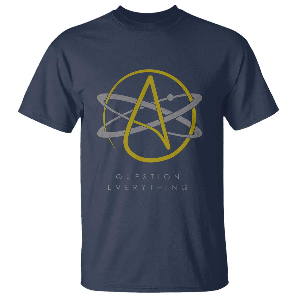 Atheist Logo Atheism T Shirt Science Question Everything - Wonder Print Shop
