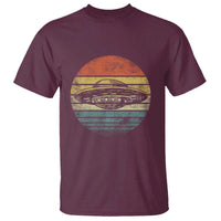 UFO Gifts Retro Sunset Funny Alien UFO Hunter Silhouette T Shirt - Wonder Print Shop