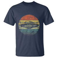 UFO Gifts Retro Sunset Funny Alien UFO Hunter Silhouette T Shirt - Wonder Print Shop