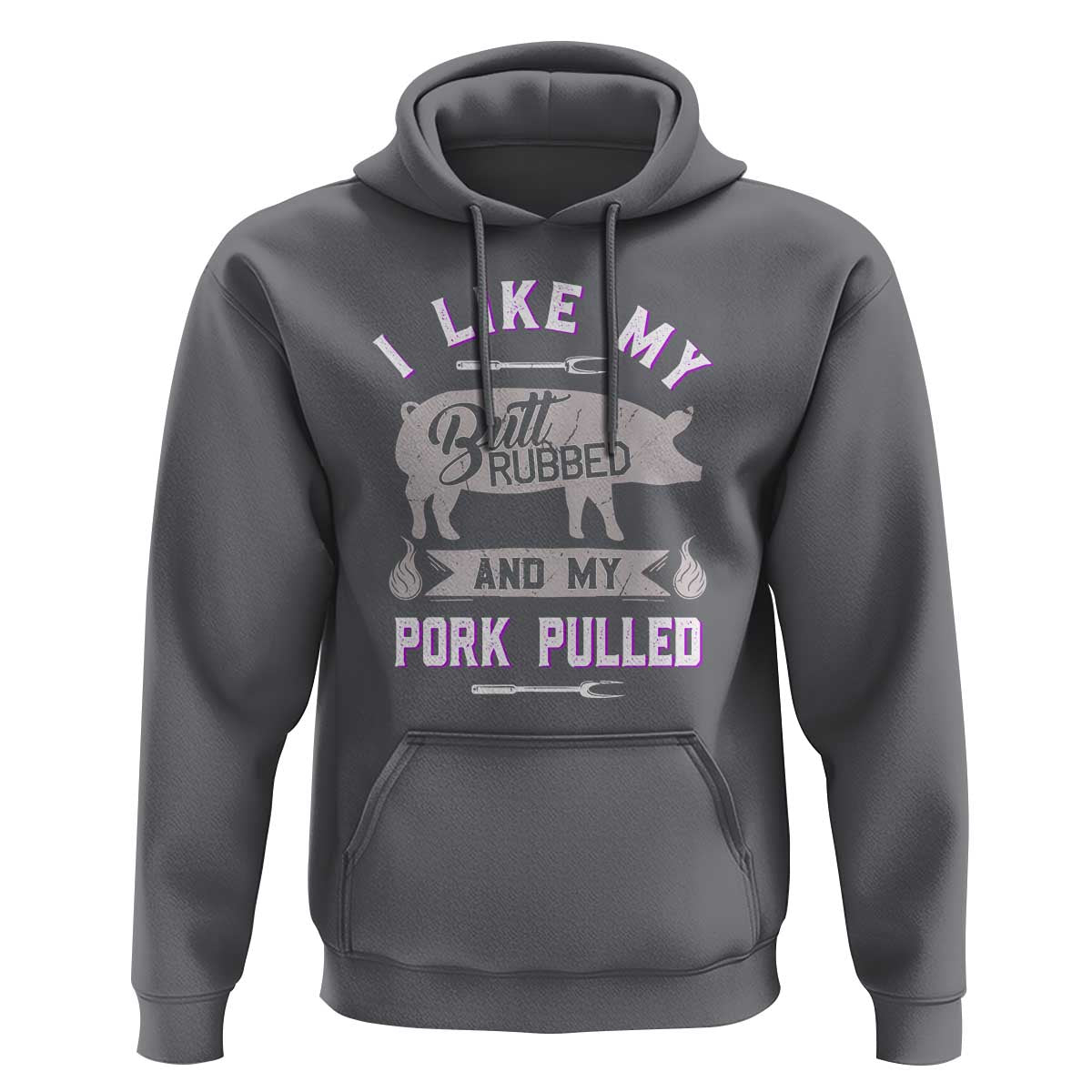 Funny BBQ Grilling Quote Pig Pulled Pork Hoodie - Wonder Print Shop