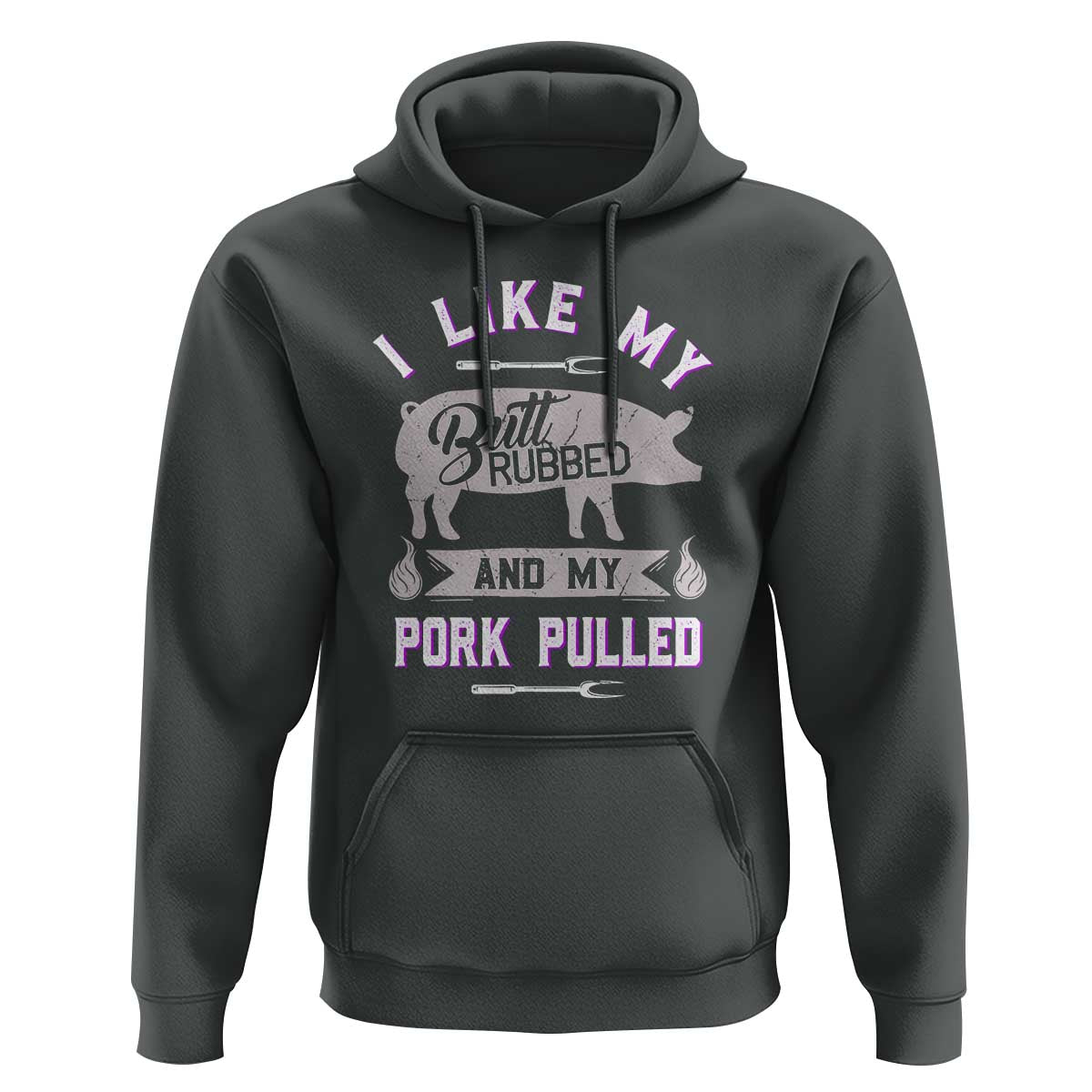Funny BBQ Grilling Quote Pig Pulled Pork Hoodie - Wonder Print Shop