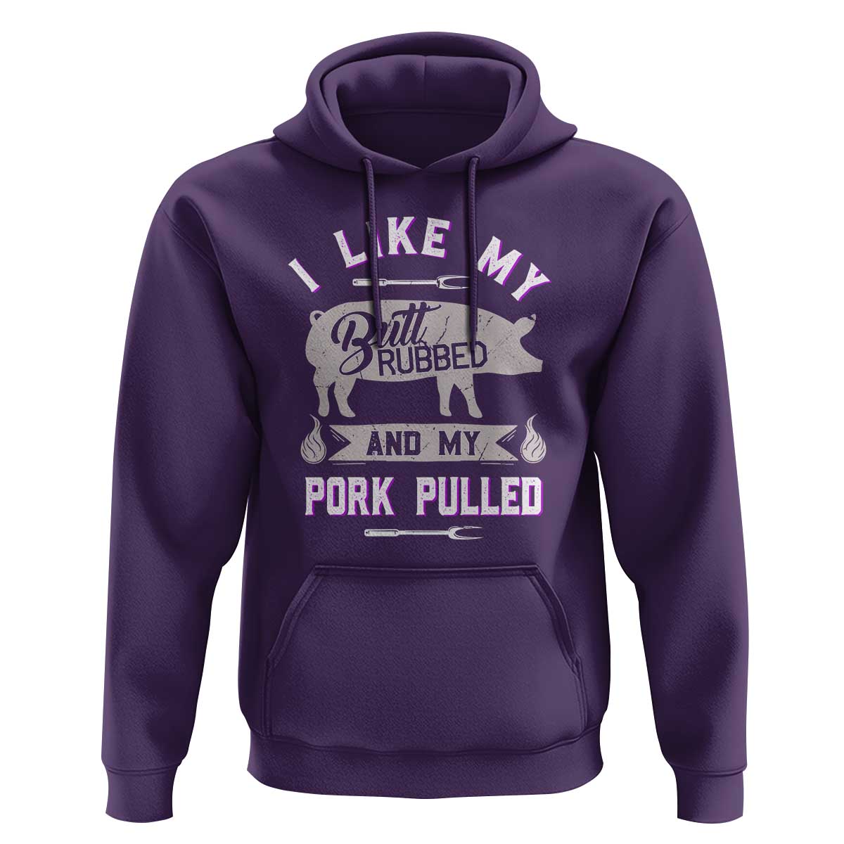 Funny BBQ Grilling Quote Pig Pulled Pork Hoodie - Wonder Print Shop