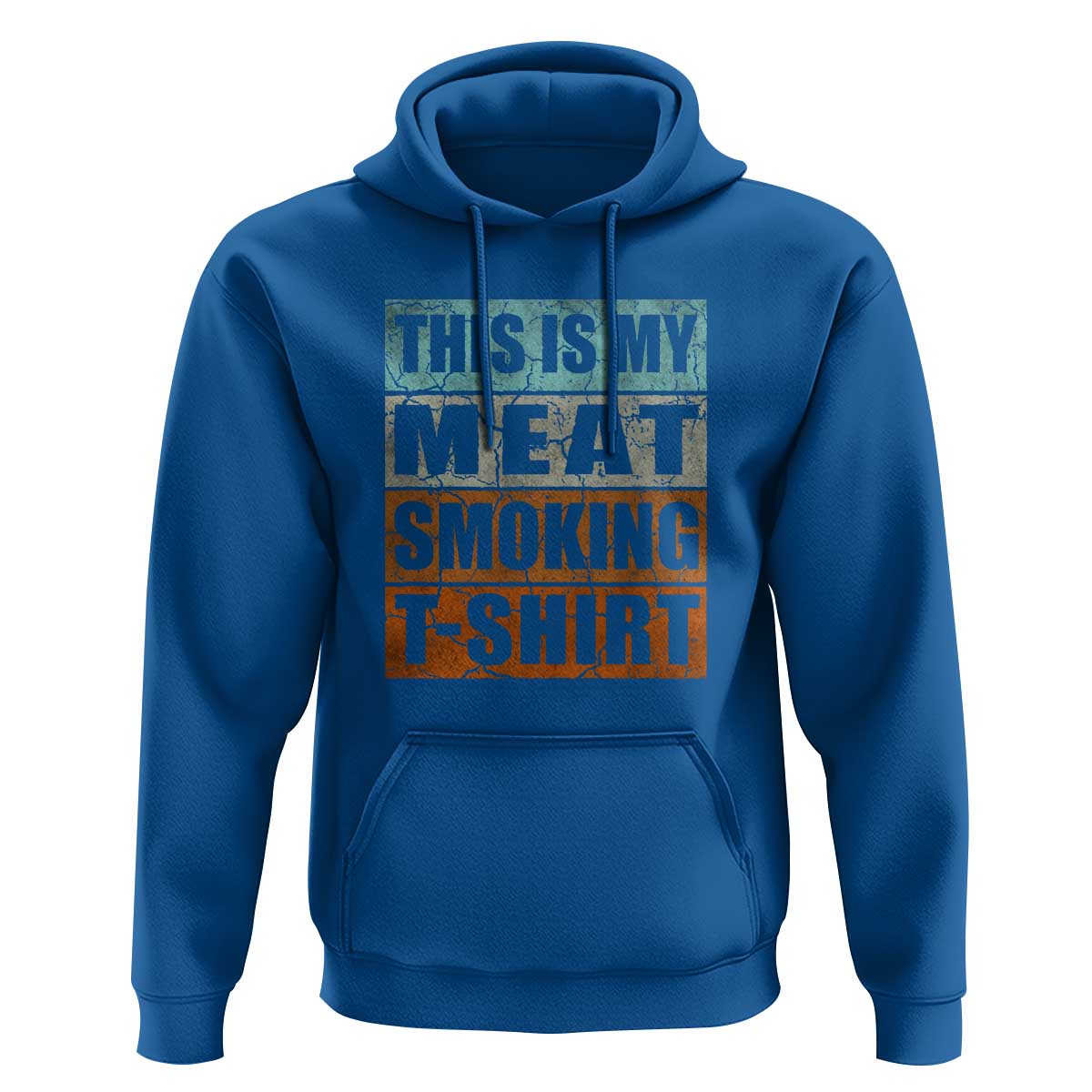 BBQ Smoker Themed Retro - Vintage My Meat Smoking Hoodie - Wonder Print Shop