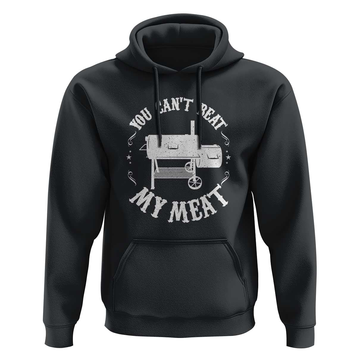 Funny BBQ Pit Reverse Flow Smoker Accessory Dad Grill Hoodie - Wonder Print Shop