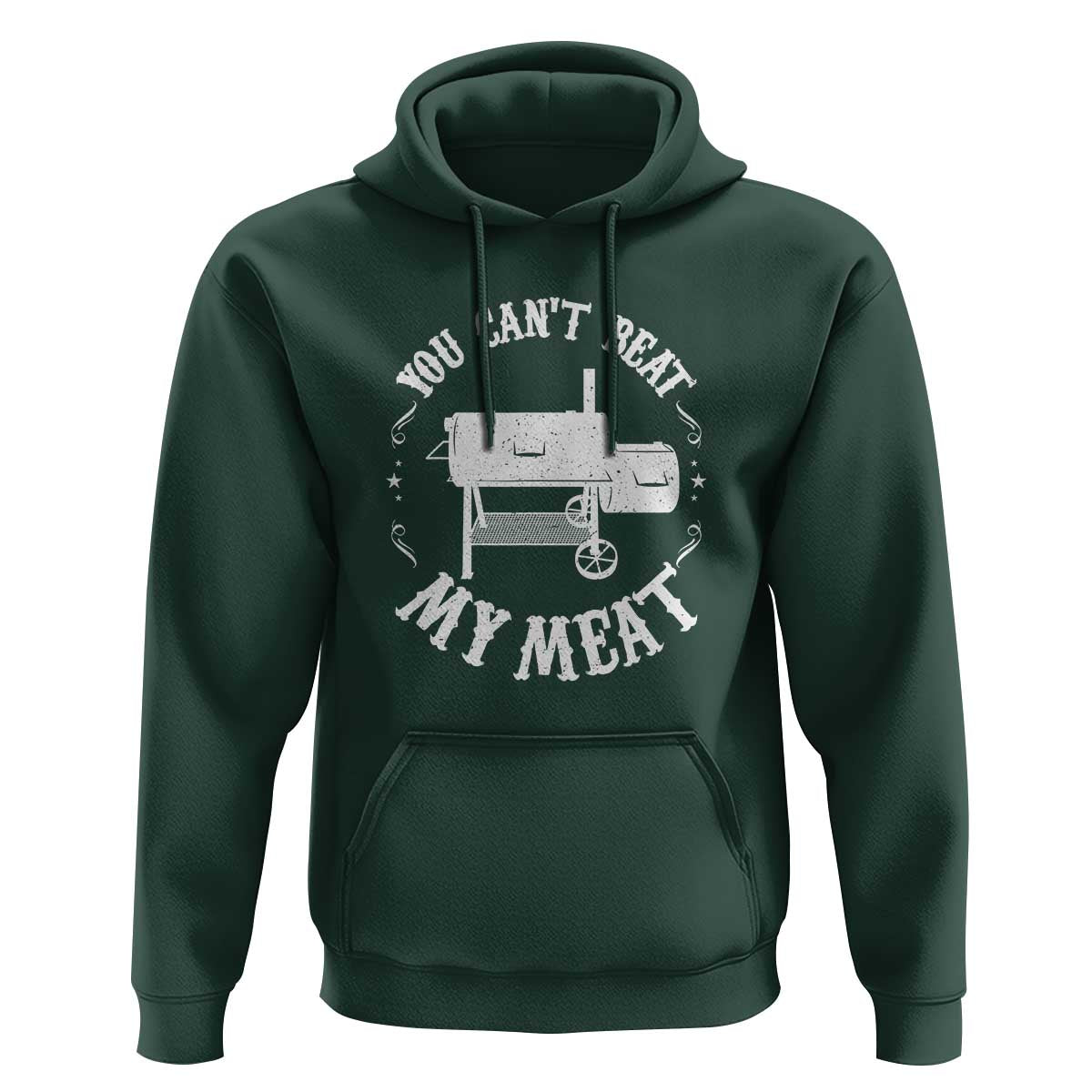 Funny BBQ Pit Reverse Flow Smoker Accessory Dad Grill Hoodie - Wonder Print Shop