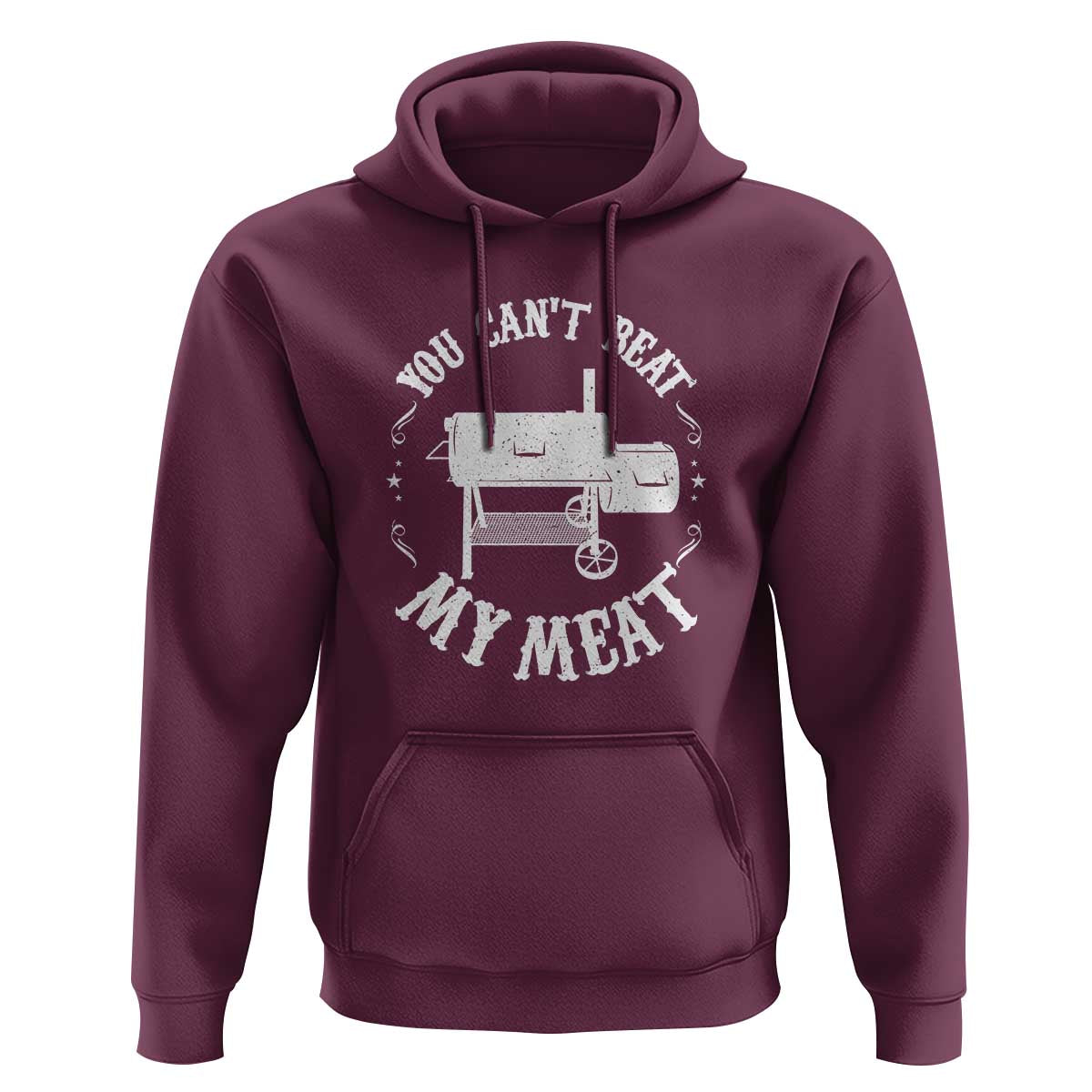 Funny BBQ Pit Reverse Flow Smoker Accessory Dad Grill Hoodie - Wonder Print Shop
